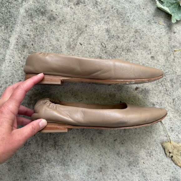 Poppy Barley Taupe On the Go Ballet flats, size 7 - Picture 3 of 14